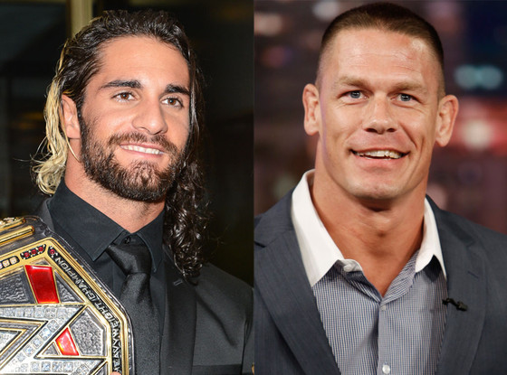 Seth Rollins, John Cena Seth Rollins, John Cena
